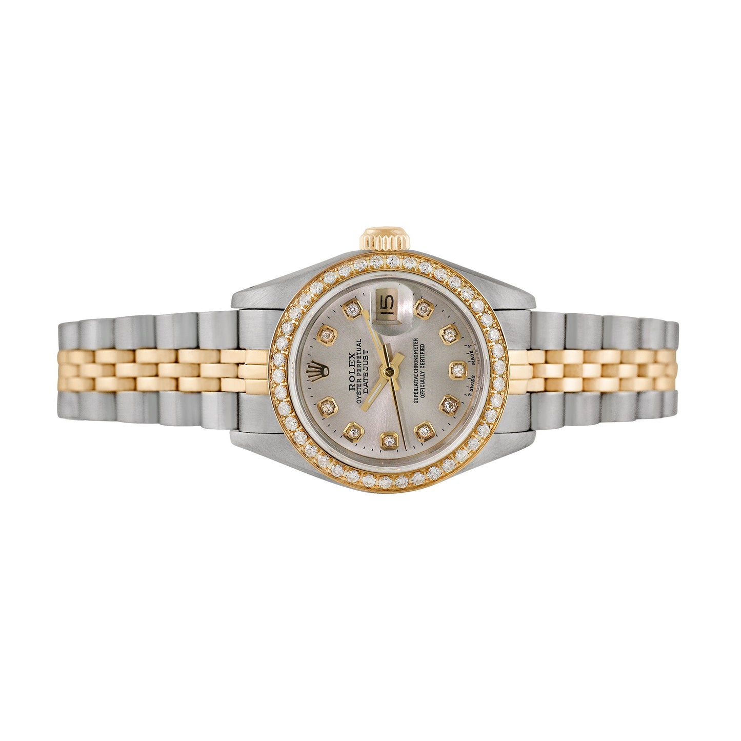 Pre-owned Rolex Ladies Two-tone Datejust #63