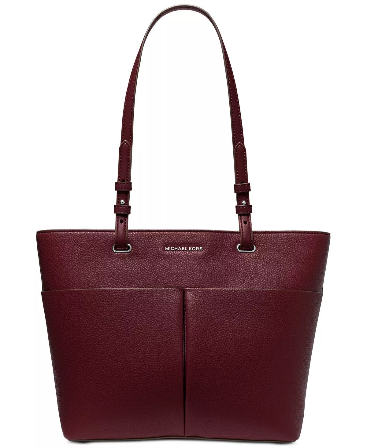 title:Michael Kors Women's Merlot Bedford Top Zip Pocket Tote;color:Merlot