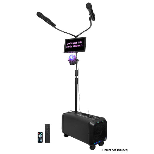 title:Supersonic Portable PA System Karaoke Speaker;color:Black