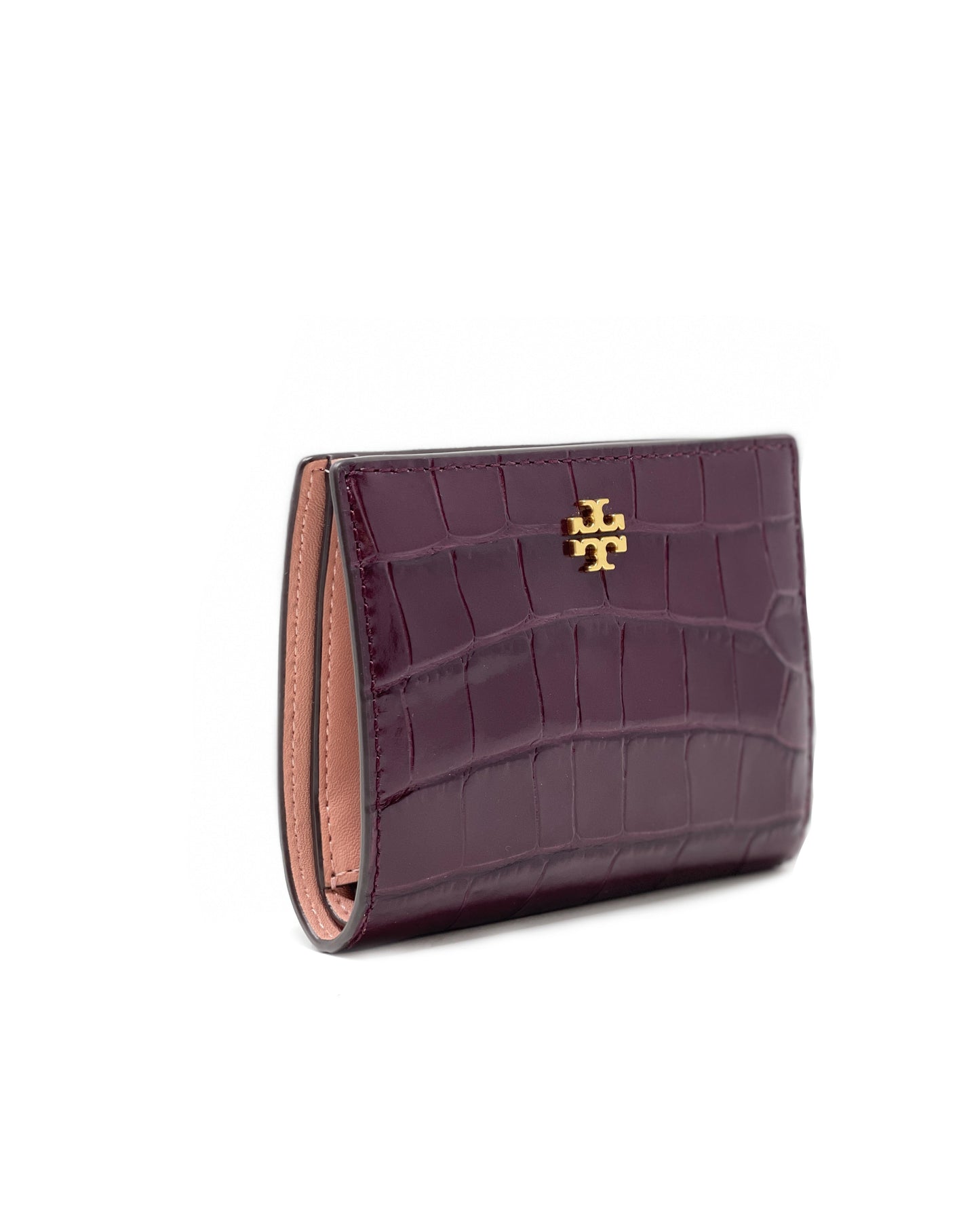 Tory Burch Bayberry Blake Embossed Mini Wallet