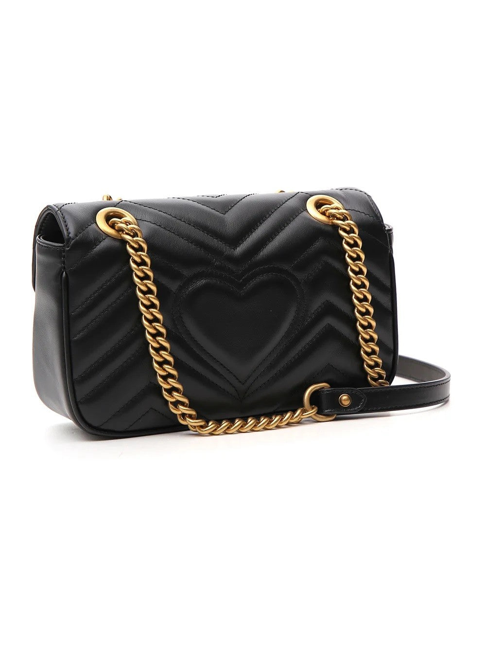 Gucci GG Marmont Mini Bag in Matelasse' Leather - Black