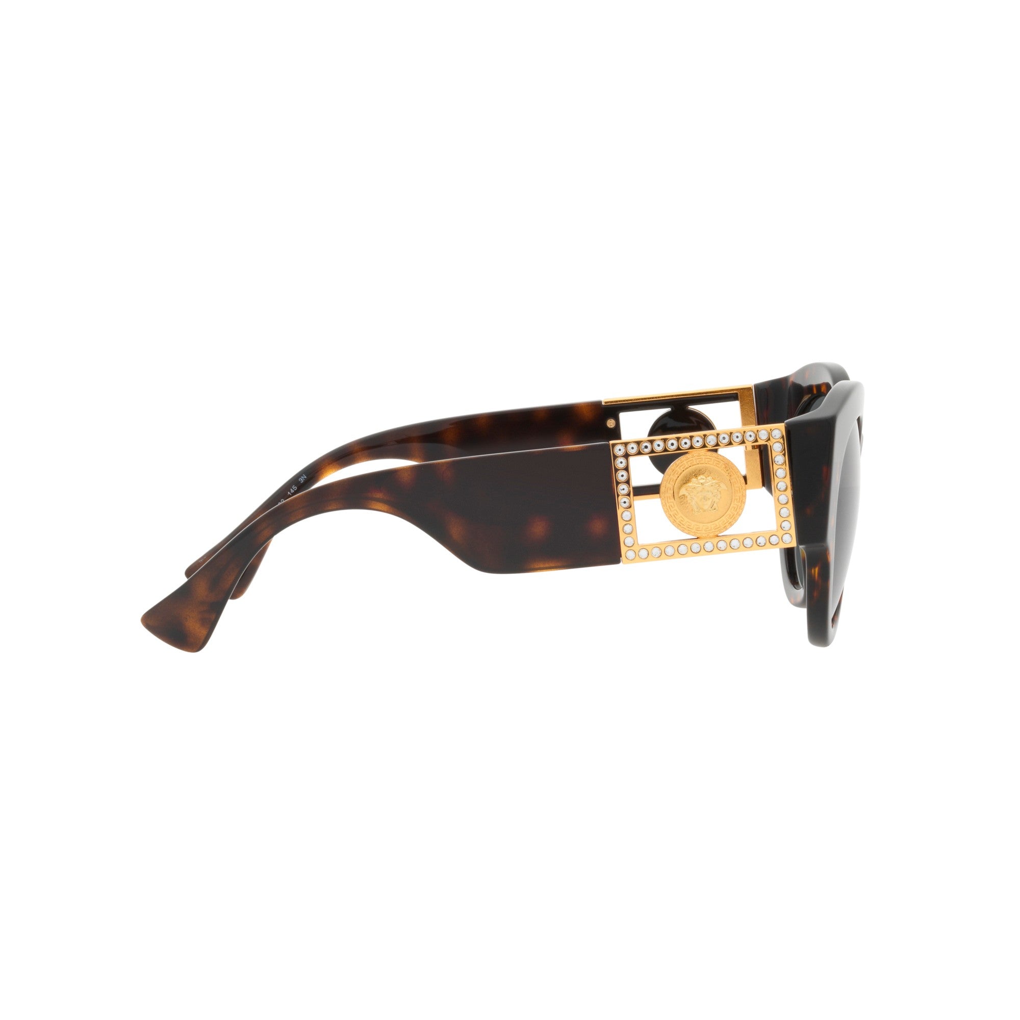 Versace Women's Havana Sunglasses with Grey Anti-Reflective Lenses VE_4438B_108/87_52mm