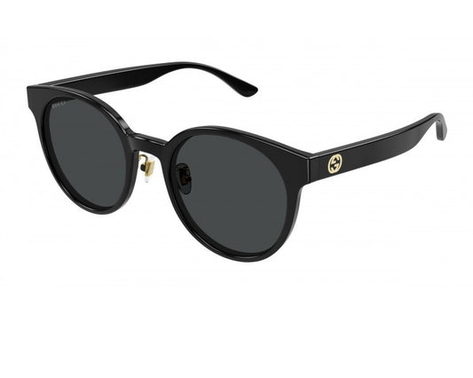 Gucci Phantos Round Sunglasses 54MM - Black/ Grey