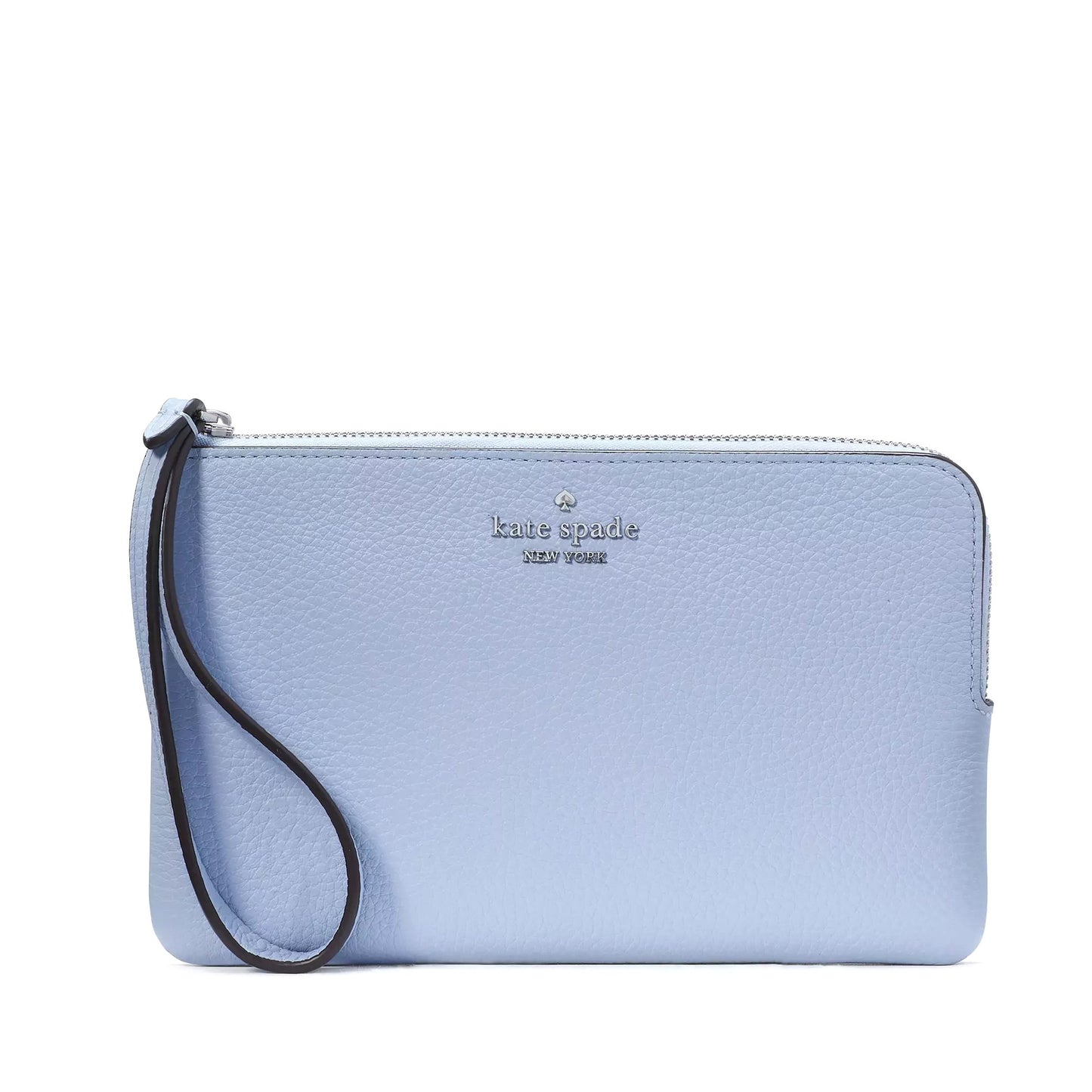 Kate Spade Leila Medium Pebbled Leather L-Zip Wristlet