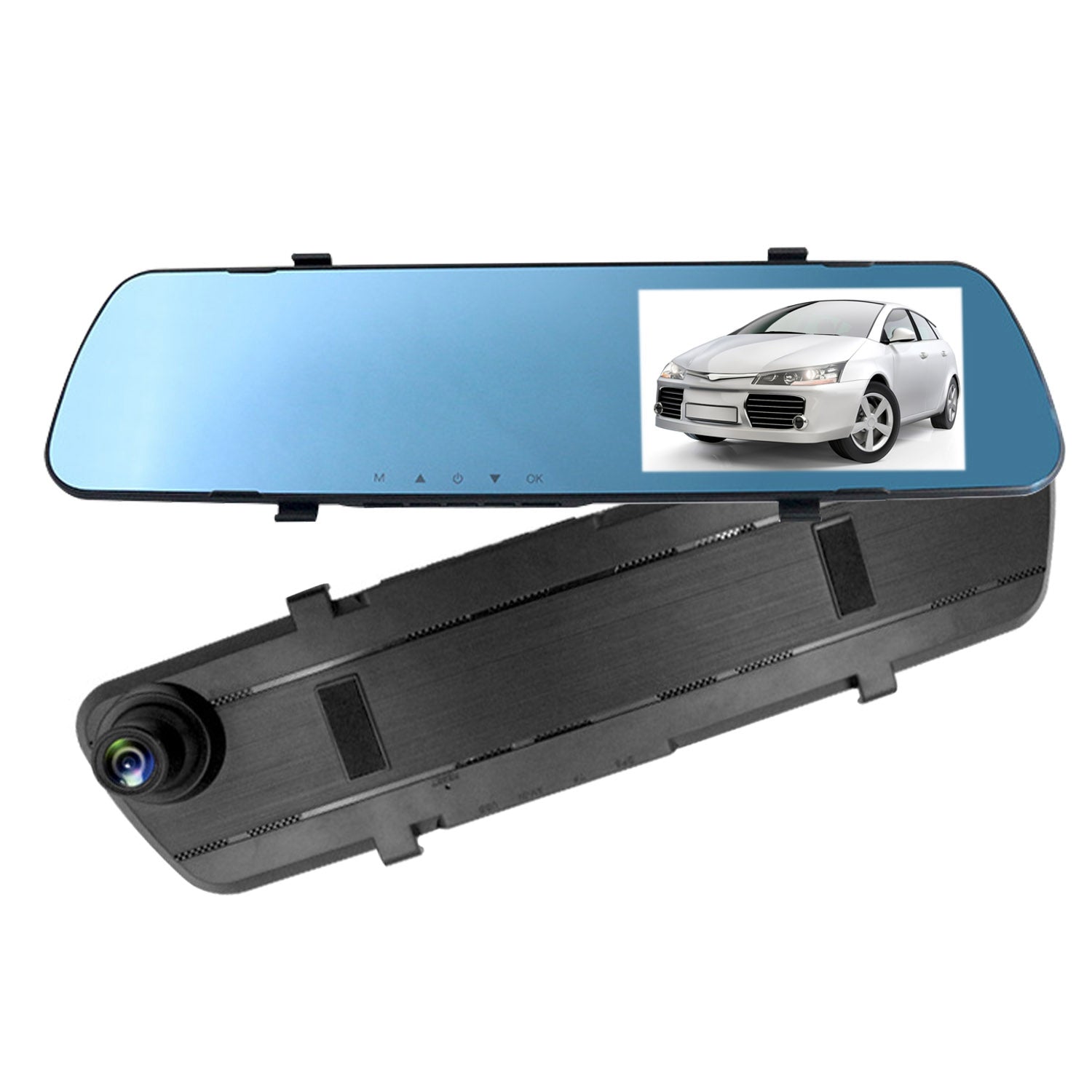 title:1080P Car DVR 4.3in Camera Dash Cam Camcorder Camera Recorder with 140° Angle Loop Recording Motion Detection Picture-in-Picture Display G-sensor;color:Black