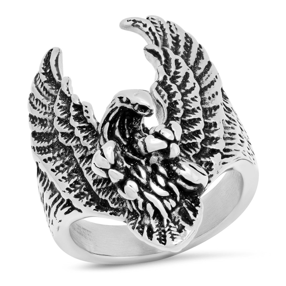 SteelTime Eagle Ring