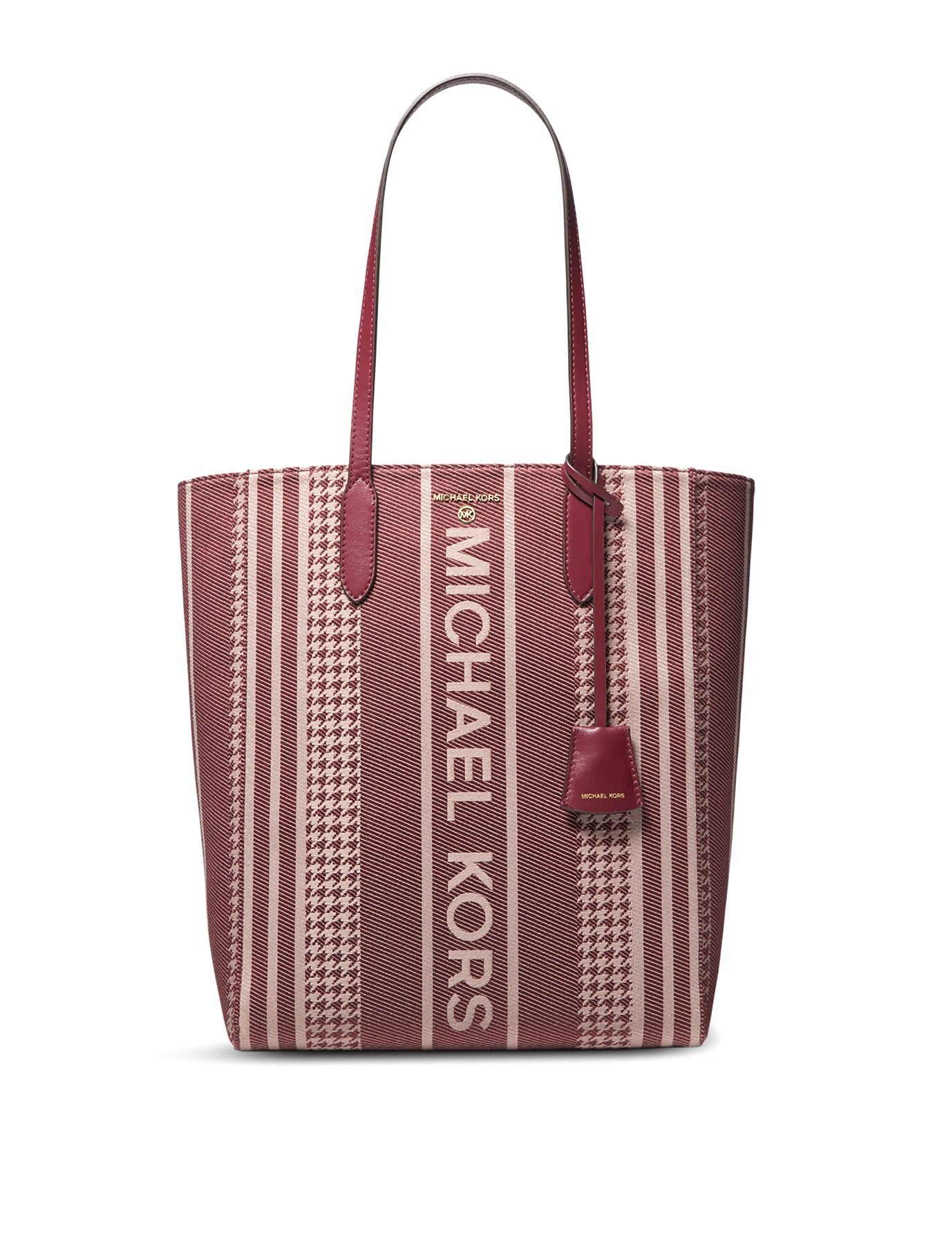 title:Michael Kors Women's Dark Berry Multi Sinclair Large Shopper Tote;color:Dark Berry Multi