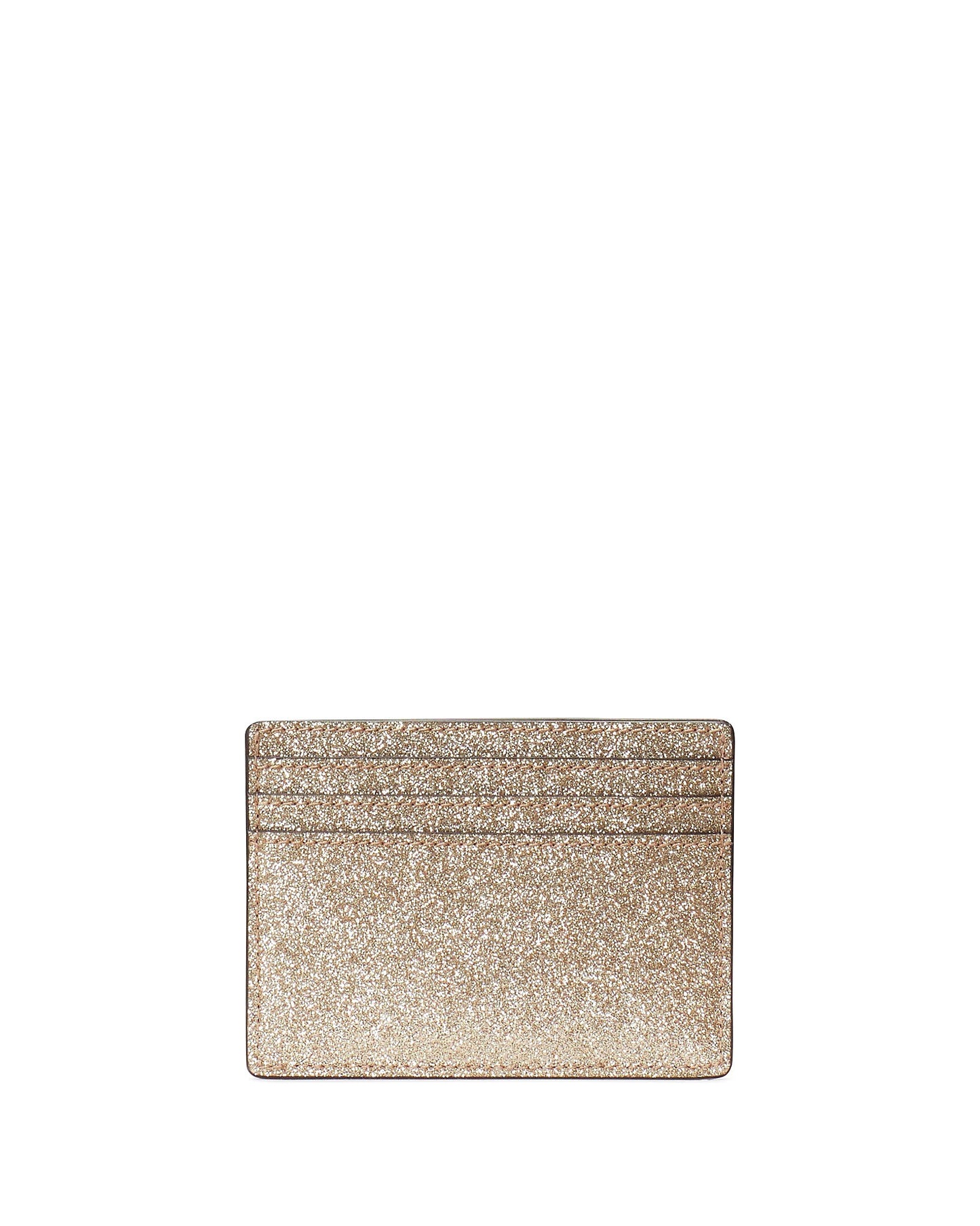 Kate Spade Glimmer Glitter Small Slim Card Holder