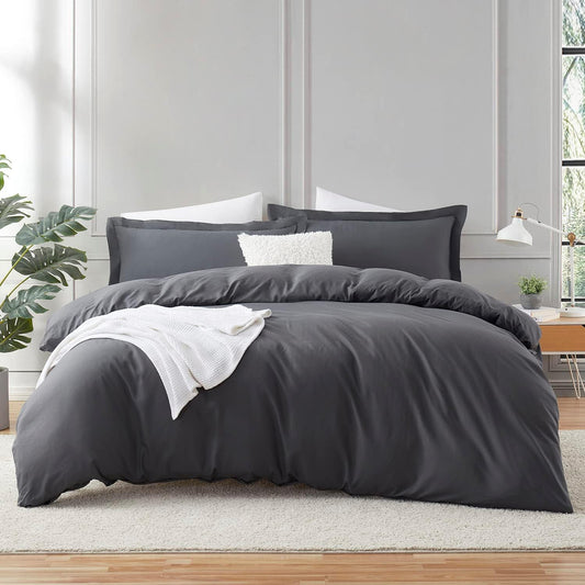 Comfy Bamboo Duvet Cover Zippered 3pc