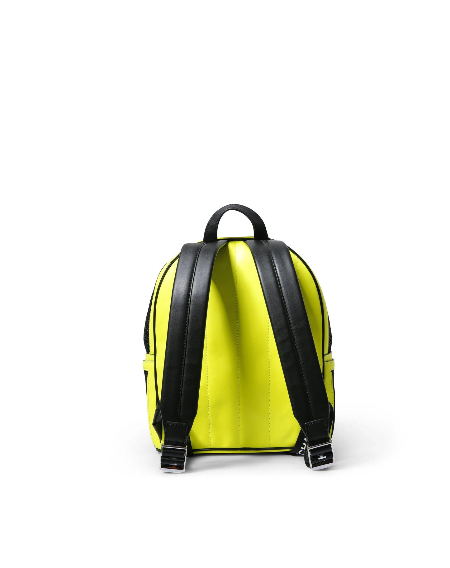 Michael Kors Women's Black & Neon Yellow Sport Danika Medium Backpack