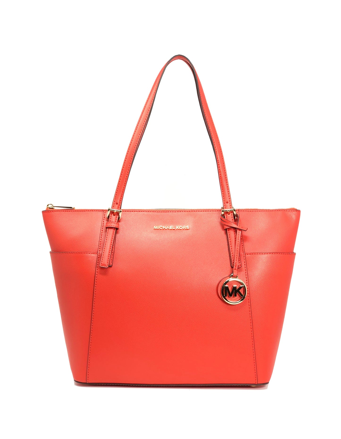 Michael Kors Jet Set Large Crossgrain Top Zip Tote