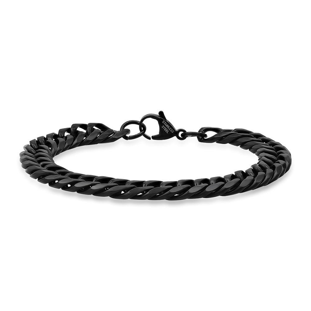 Midnight Ox Cuban Link Chain Bracelet