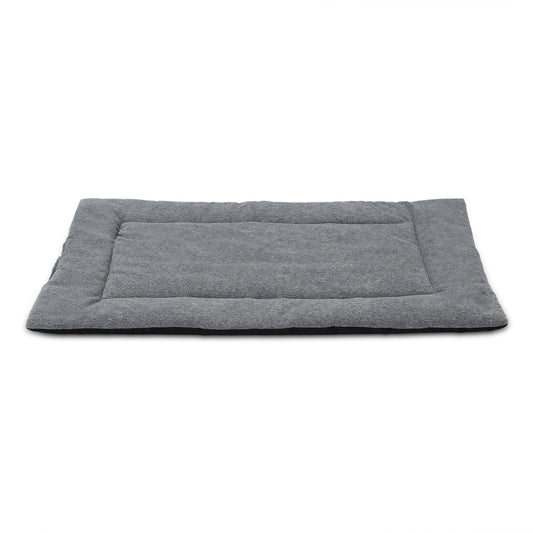 title:Dog Bed Mat Comfortable Fleece Pet Dog Crate Carpet Reversible Pad Joint Relief For S/M/L Dogs w/ Water Resistant Breathable Cushion Pad Sofa Car Seat;color:Gray