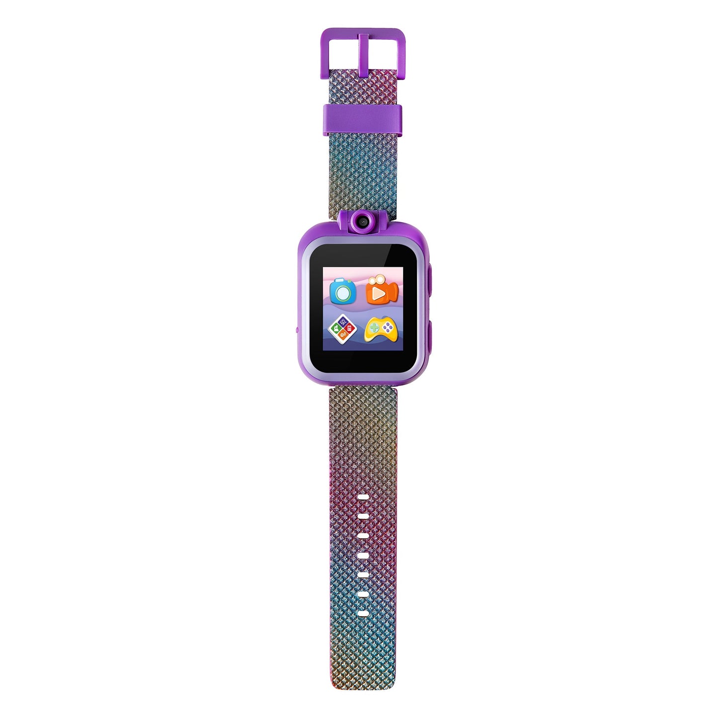 PlayZoom 2 Kids Smartwatch: Dark Rainbow Glitter Print