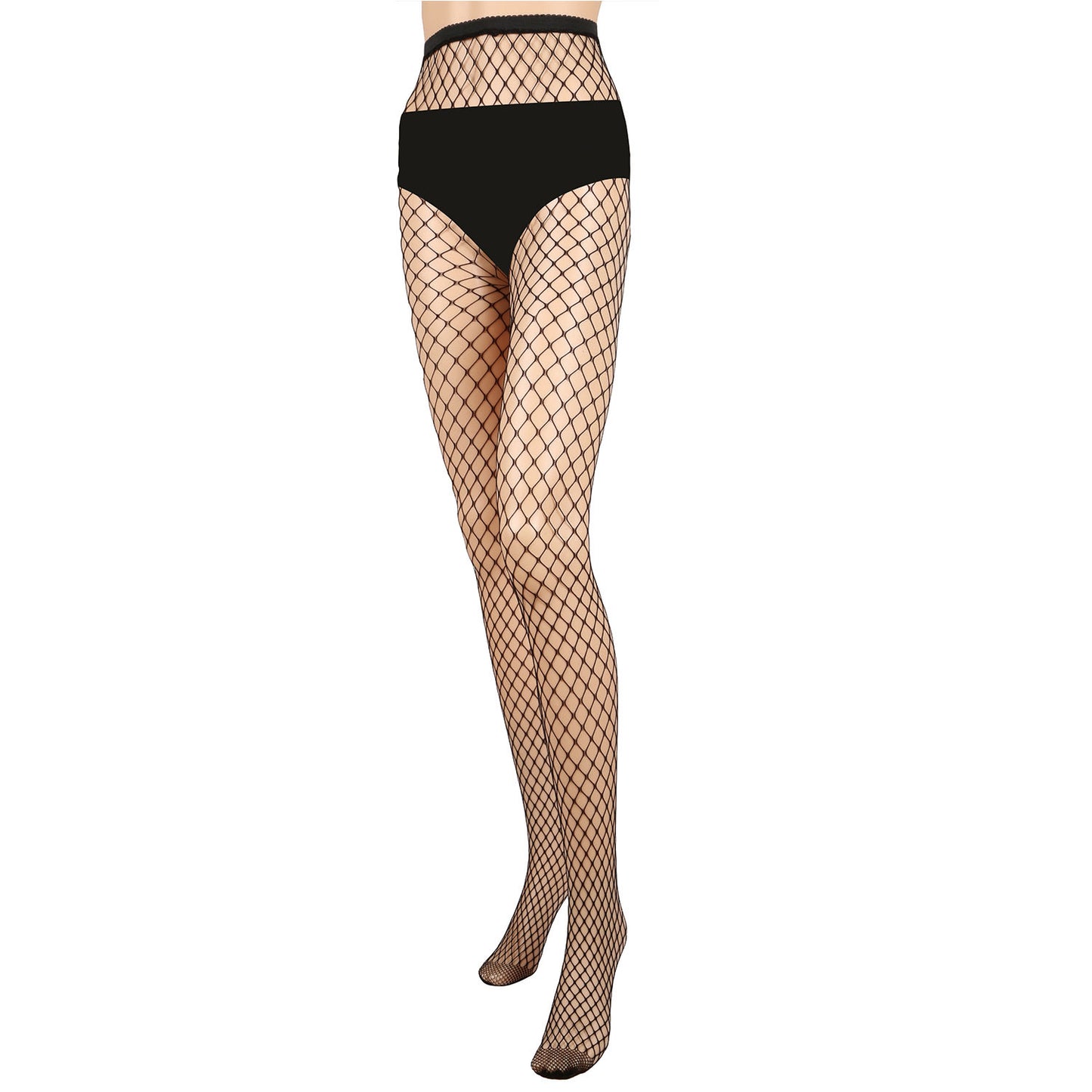 title:Women Fishnet Tights Sexy High Waist Fishnet Pantyhose Stretchy Mesh Hollow Out Tights Stockings w/ Small Medium Large Hole Choices;color:not applicable