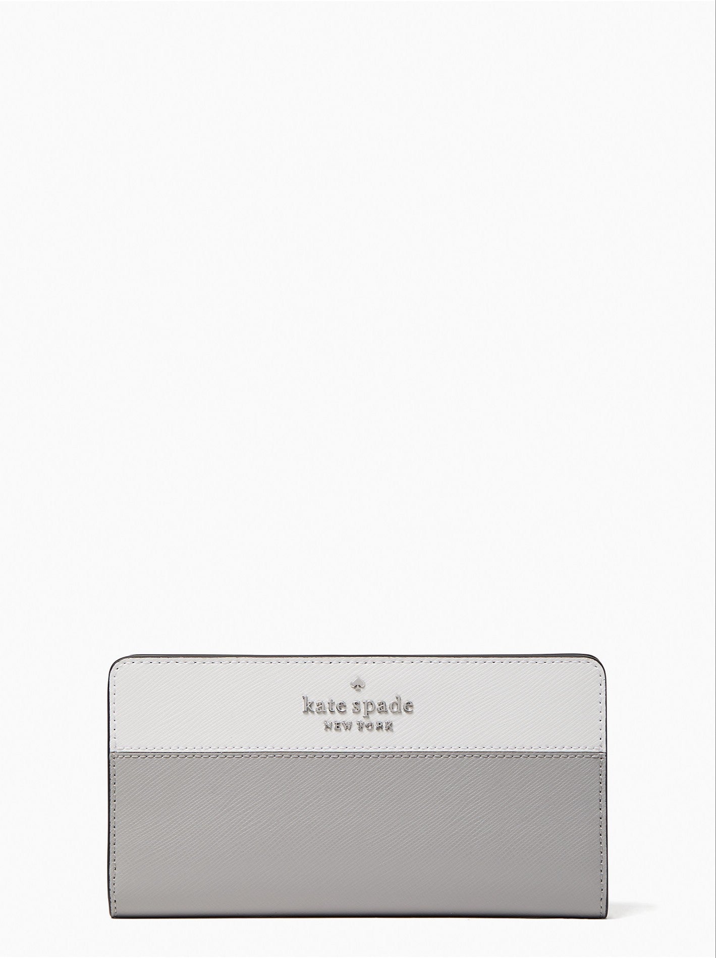 Kate Spade Bicolor Colorblock Large Slim Bifold Wallet