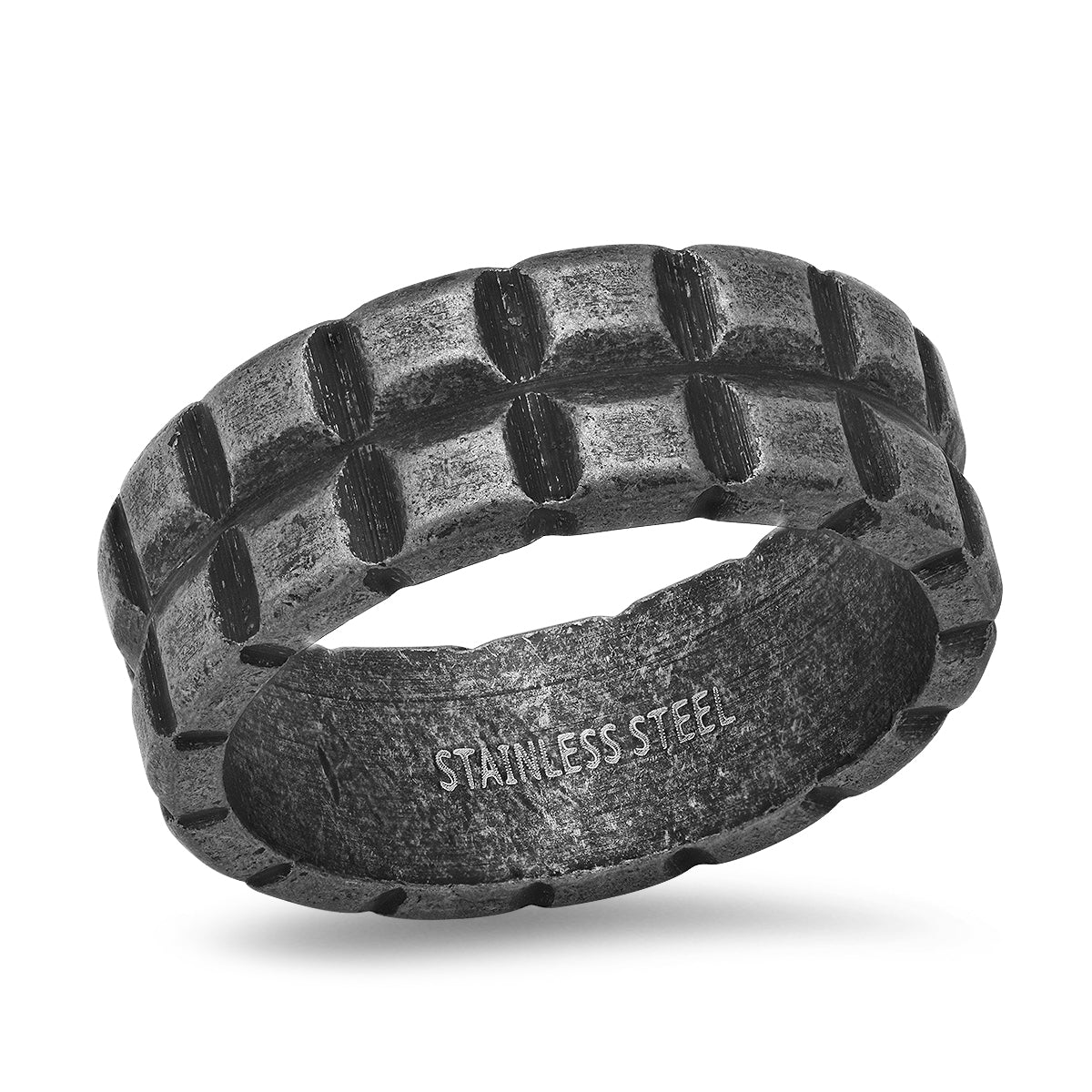 SteelTime Your Favorite Studded Band Ring