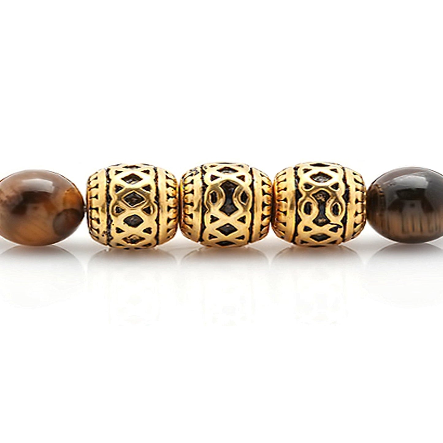 Moroccan Style Tiger Eye Beaded Bracelet