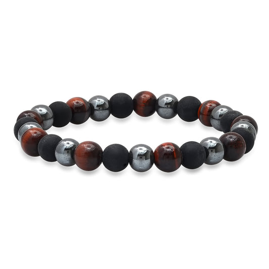 SteelTime Tri Element Beaded Bracelet