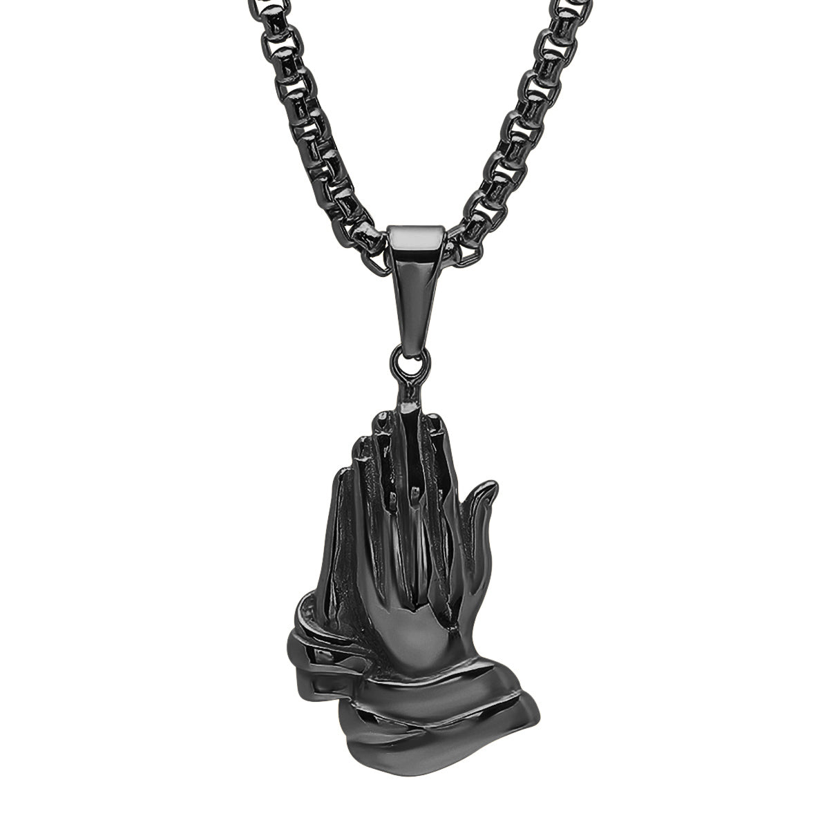 Bless Up Prayer Hands Pendant - Ruumur