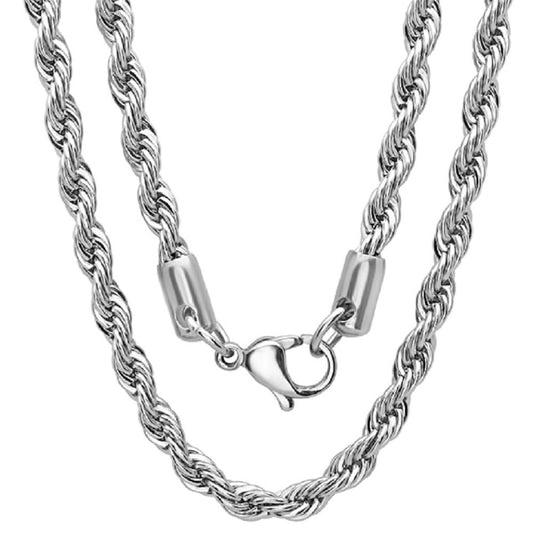 Twisted Rope Chain Necklace - Ruumur