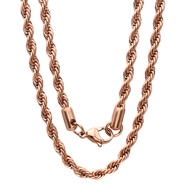 Twisted Rope Chain Necklace - Ruumur