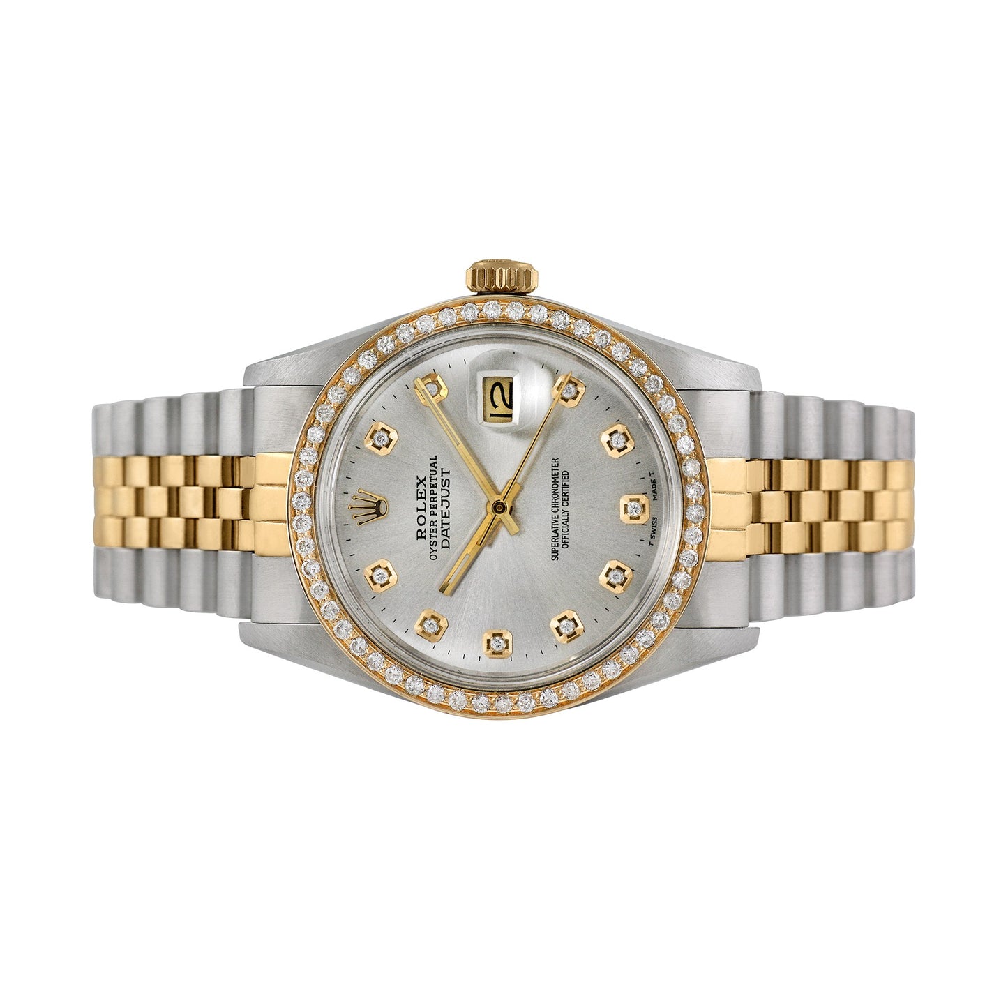 Pre-owned Rolex Men's Two-tone  Datejust #76