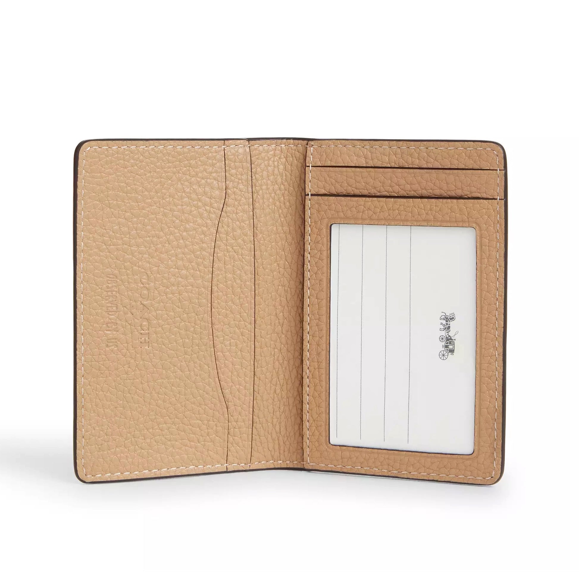 title:Coach Men's Coach X Observed By Us Id Card Wallet;color:Tan Multi