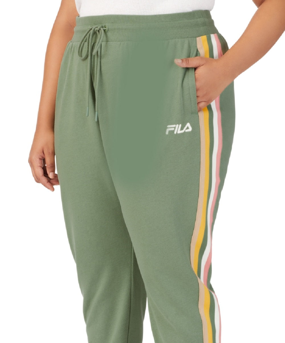 Fila Women's Clover Mid Rise Drawstring Jogger Green