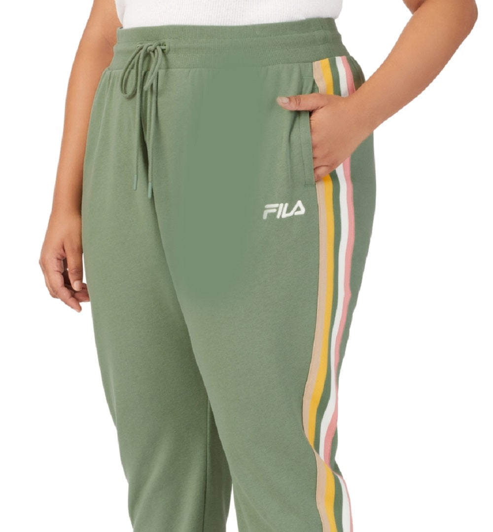 Fila Women's Clover Mid Rise Drawstring Jogger Green