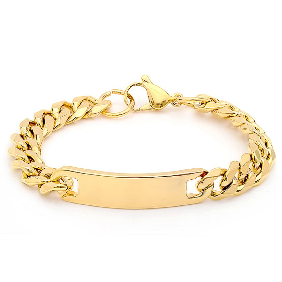 Classic XL Cuban Link ID Bracelet