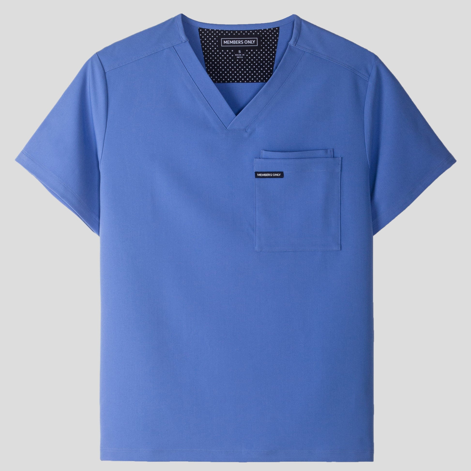 Brighton 3-Pocket Scrub Top Mens Scrub Top Members Only 