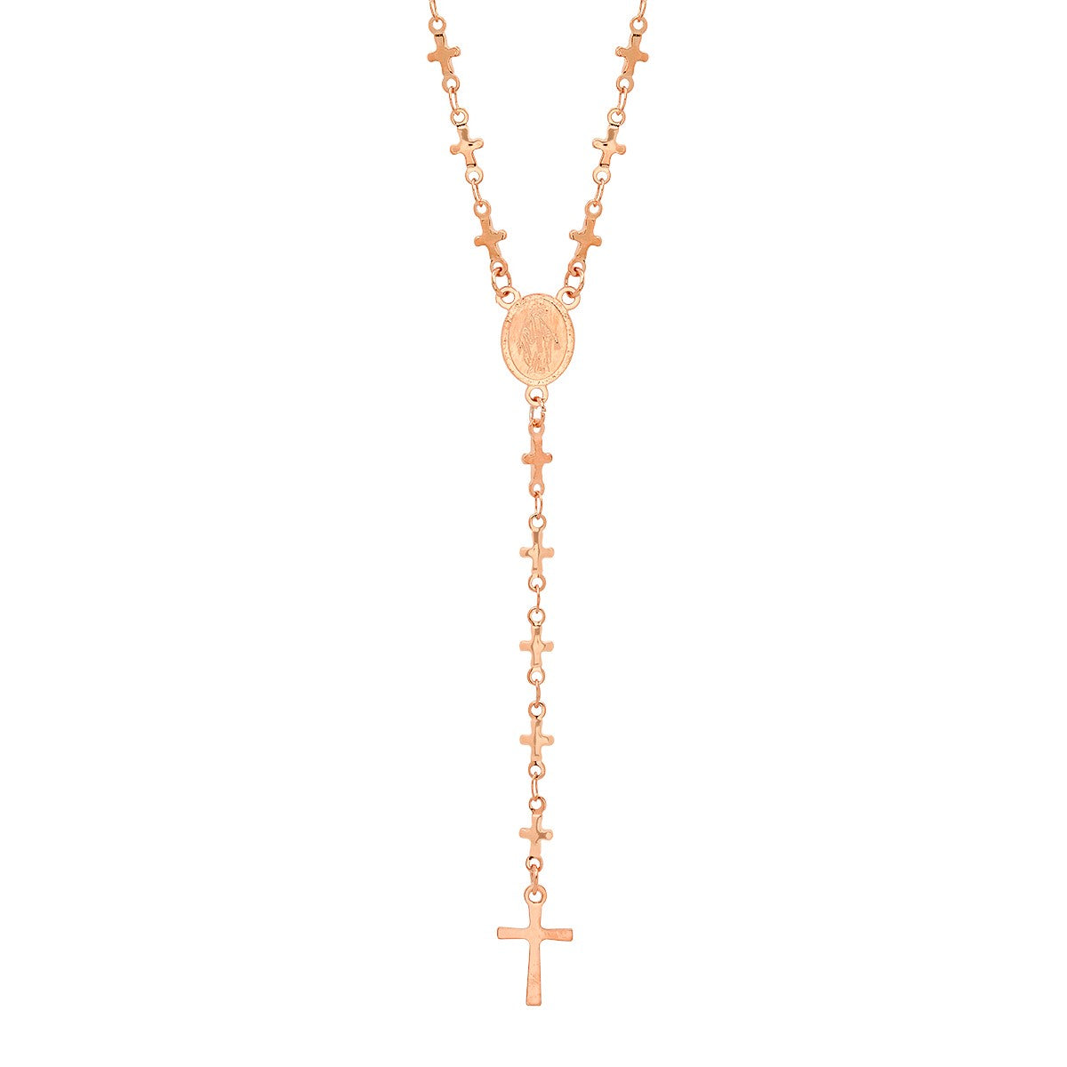 Cross Rosary Necklace