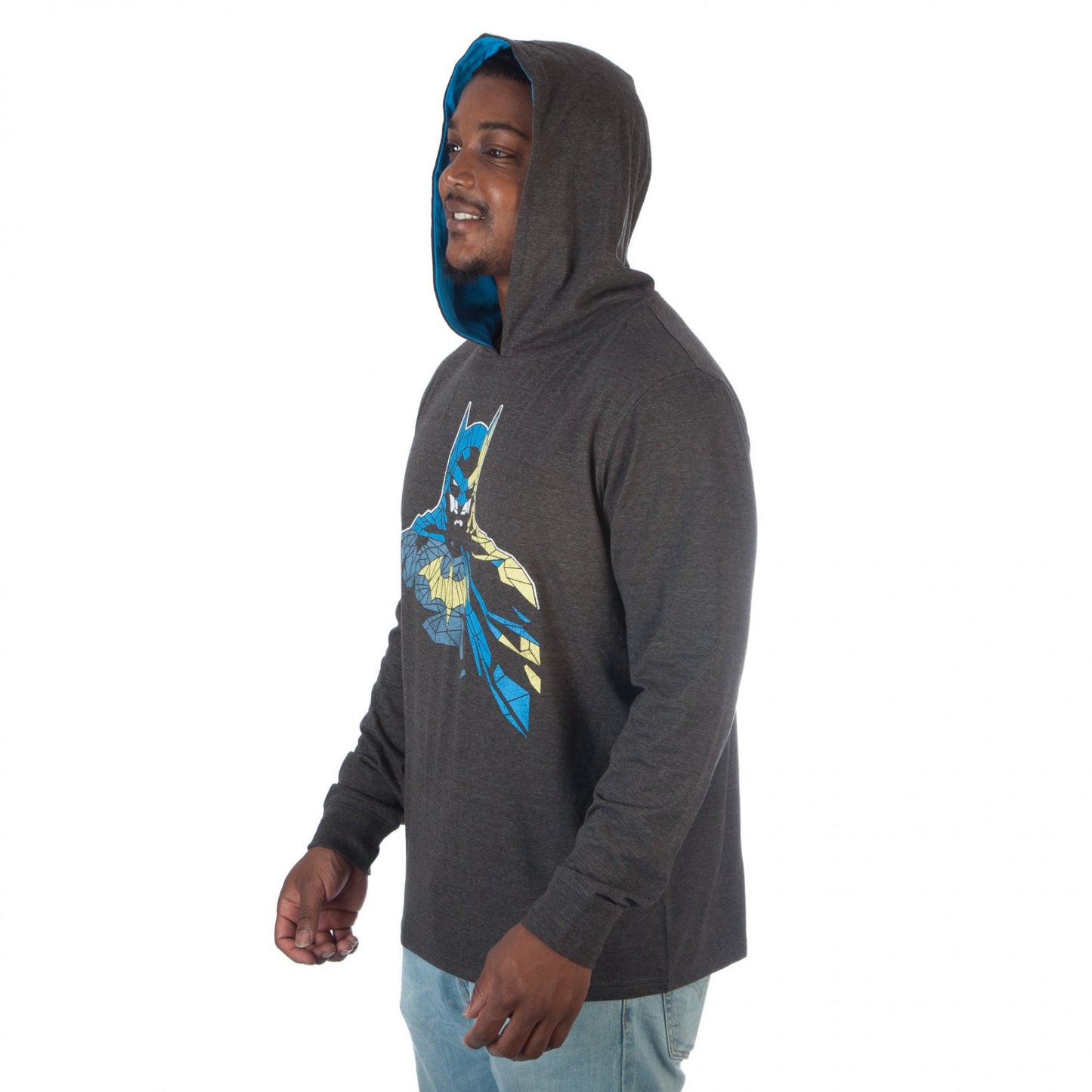 title:Batman Dark Knight Character Heather Hoodie;color:Grey