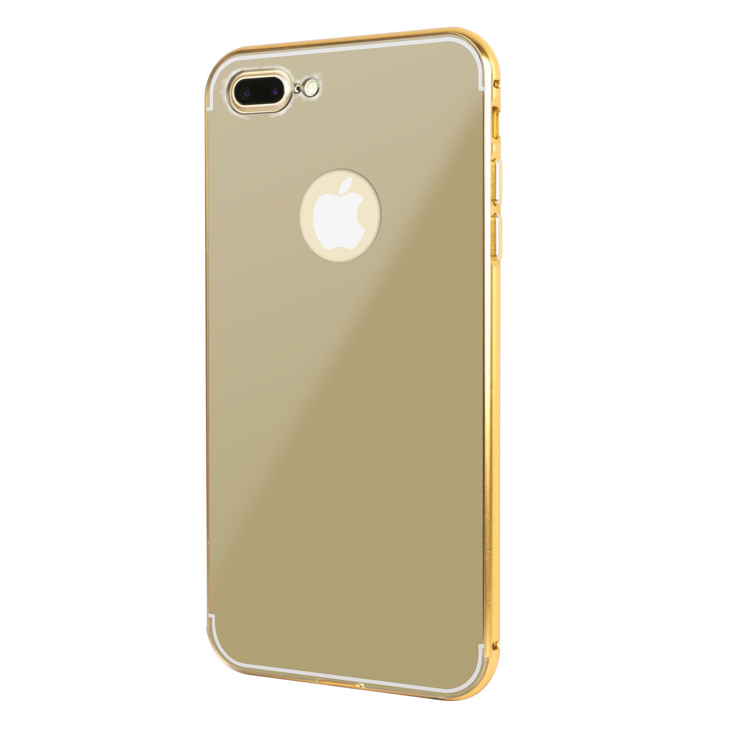title:Slim Shock-resistant Mirror Case For iPhone 7;color:Gold