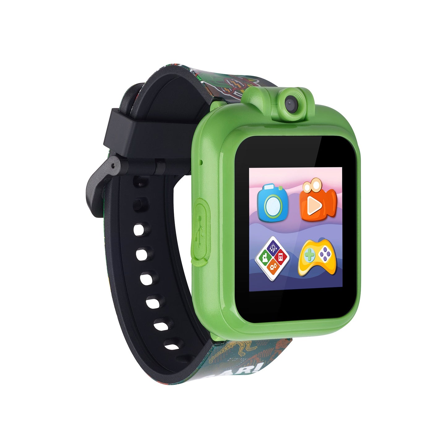 PlayZoom 2 Kids Smartwatch: Rock and Roll Cool T-Rex in Green