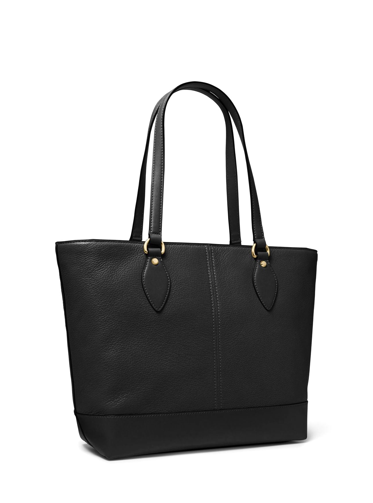 Michael Kors Women's Black Beth Large Pebbled Leather Tote