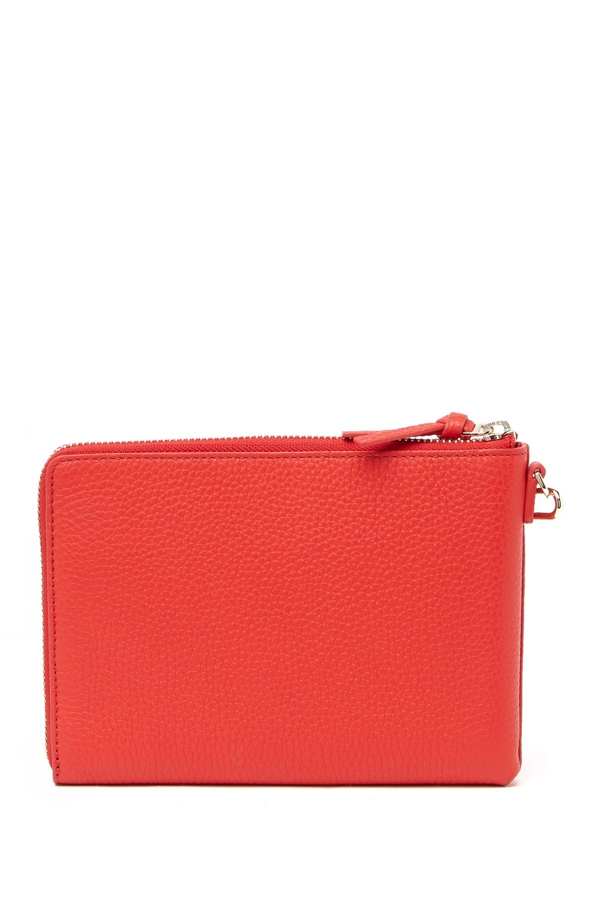 Tory Burch Brilliant Red Thea Large Zip Pouch