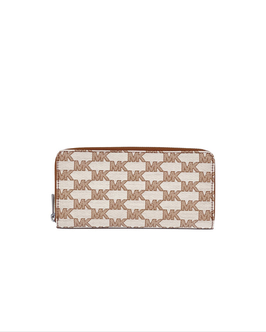 Michael Kors Cooper Logo Jacquard Tech Zip Around Wallet