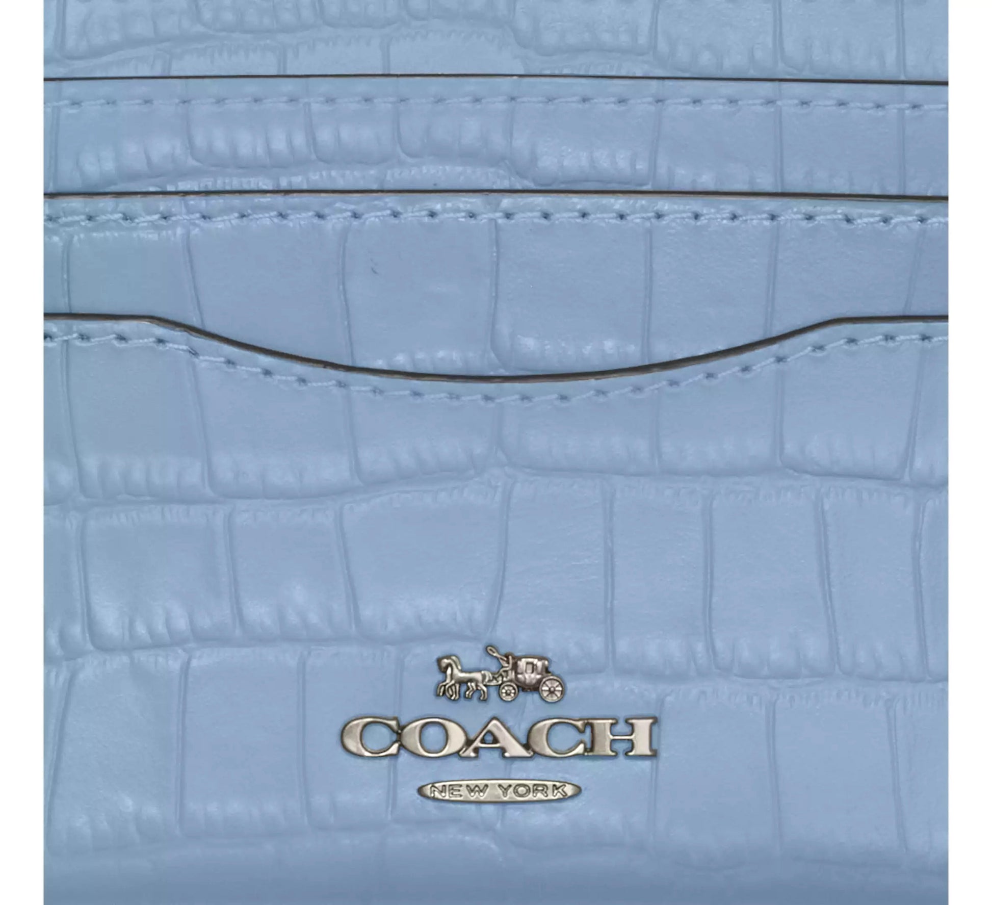 title:Coach Women's Slim Id Card Case;color:Cornflower