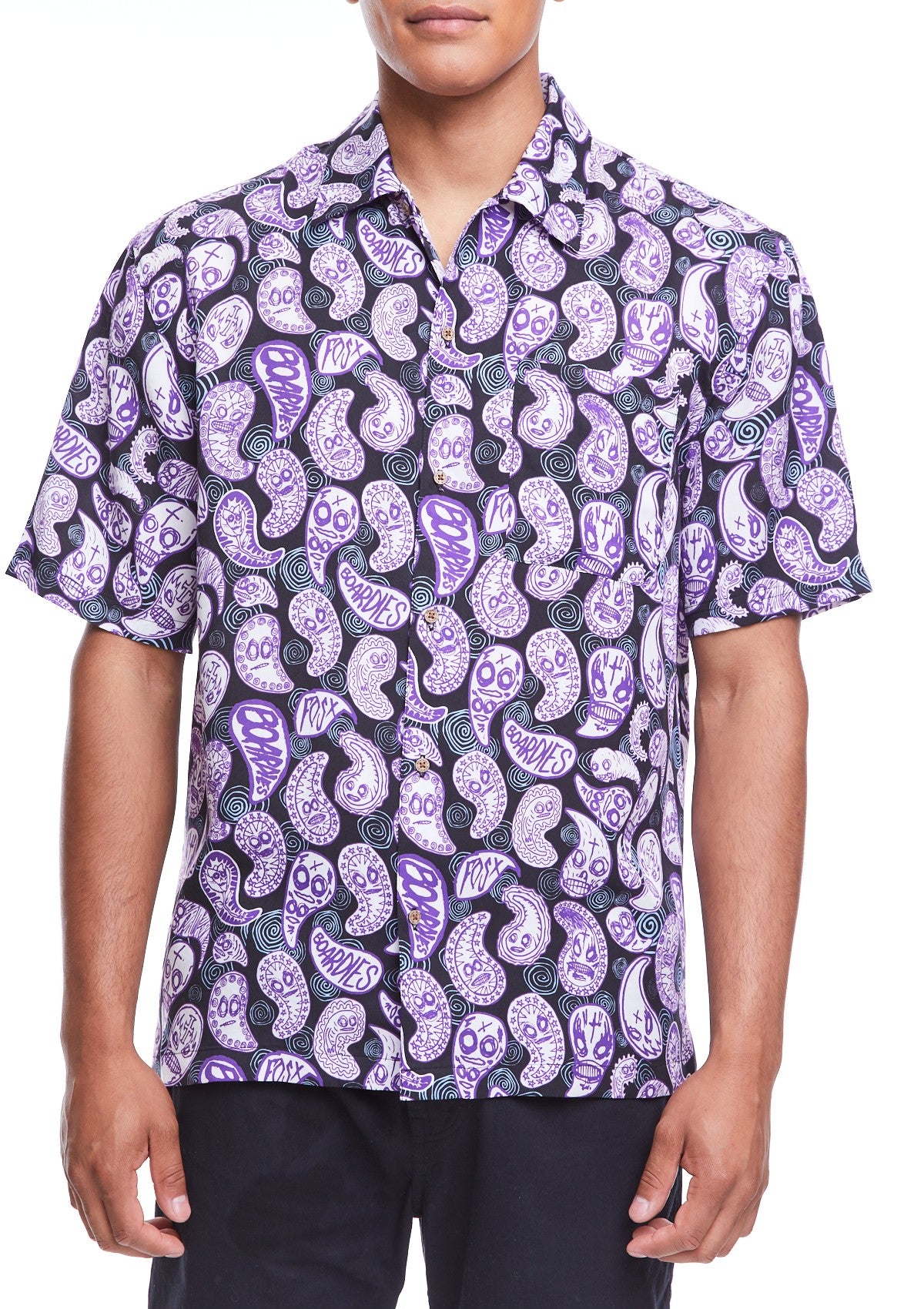 Boardies FOS Paisley Open Collar Shirt