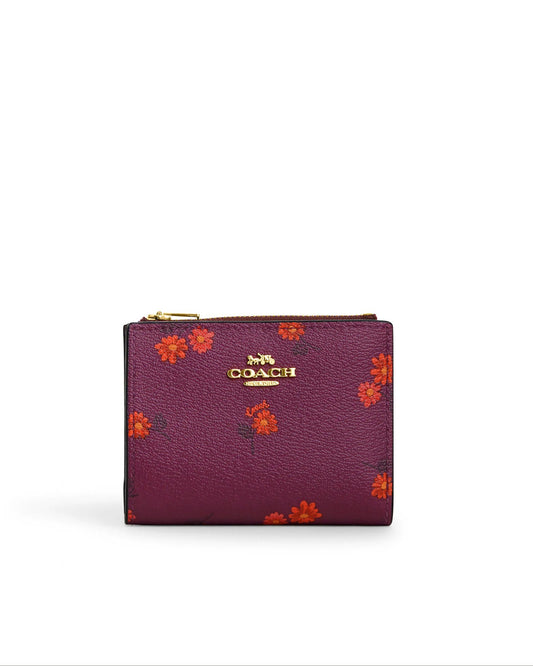 Coach Bifold Wallet With Country Floral Print