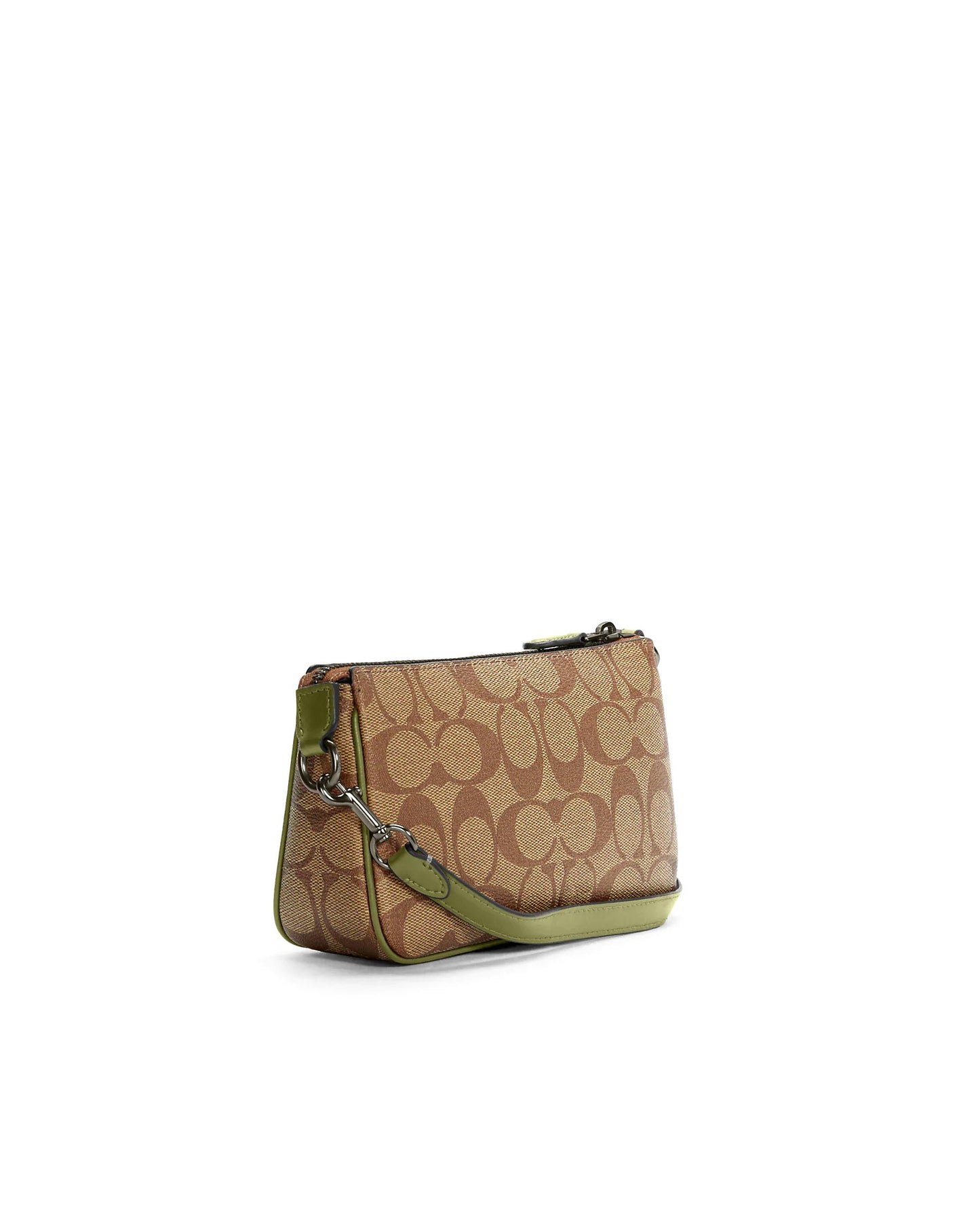 title:Coach Women's Nolita 19 In Signature Canvas;color:Khaki / Olive Green