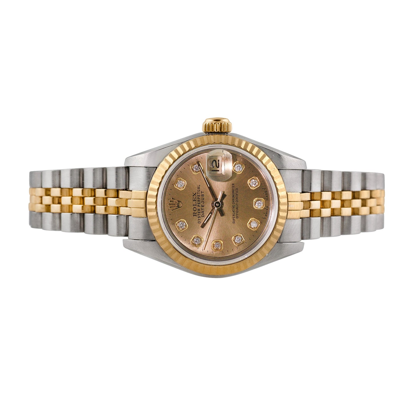 Pre-owned Rolex Ladies Two-tone Datejust, item #4