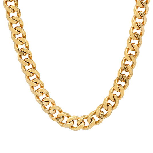 SteelTime XL Classic Cuban Link Chain Necklace