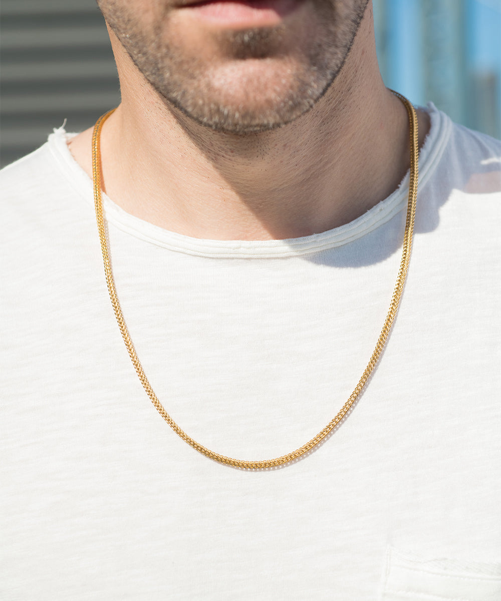 SteelTime Classic Franco Chain Necklace