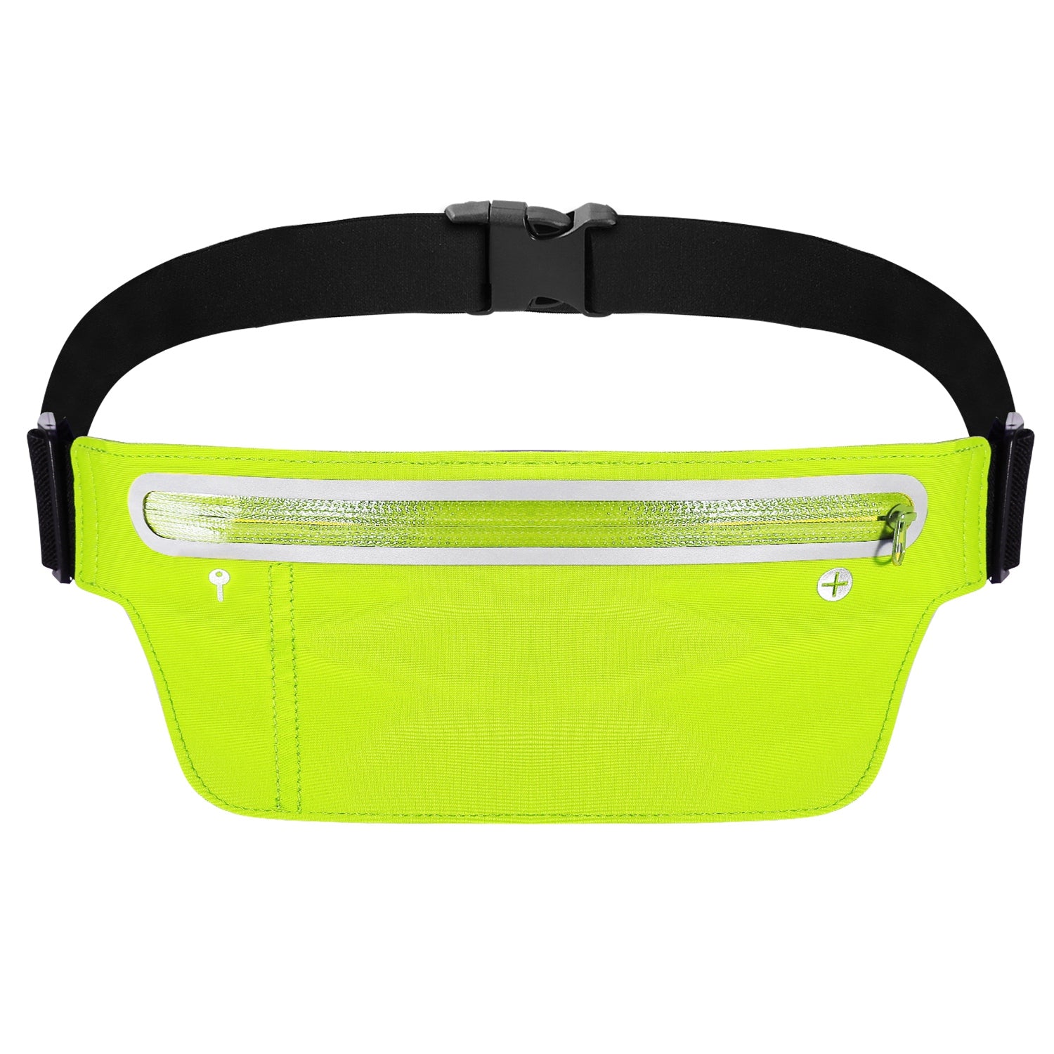 title:Unisex Sport Waist Pack Running Belt Bag Pouch Adjustable Bounce Free Sweat-Proof Lightweight Slim;color:Green