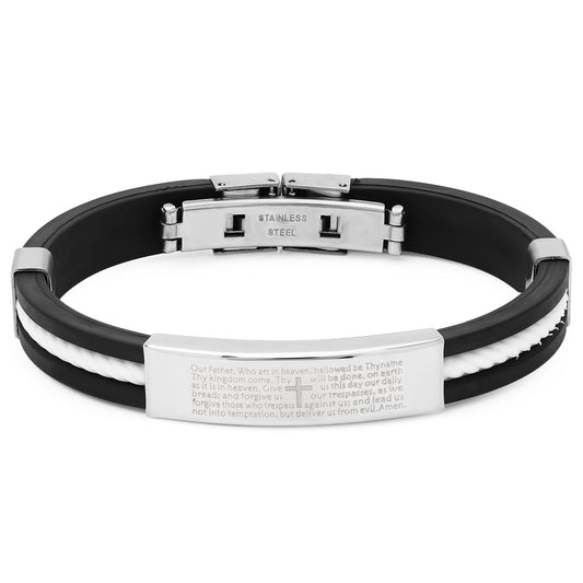 Lord's Prayer Lasso ID Bracelet - Ruumur