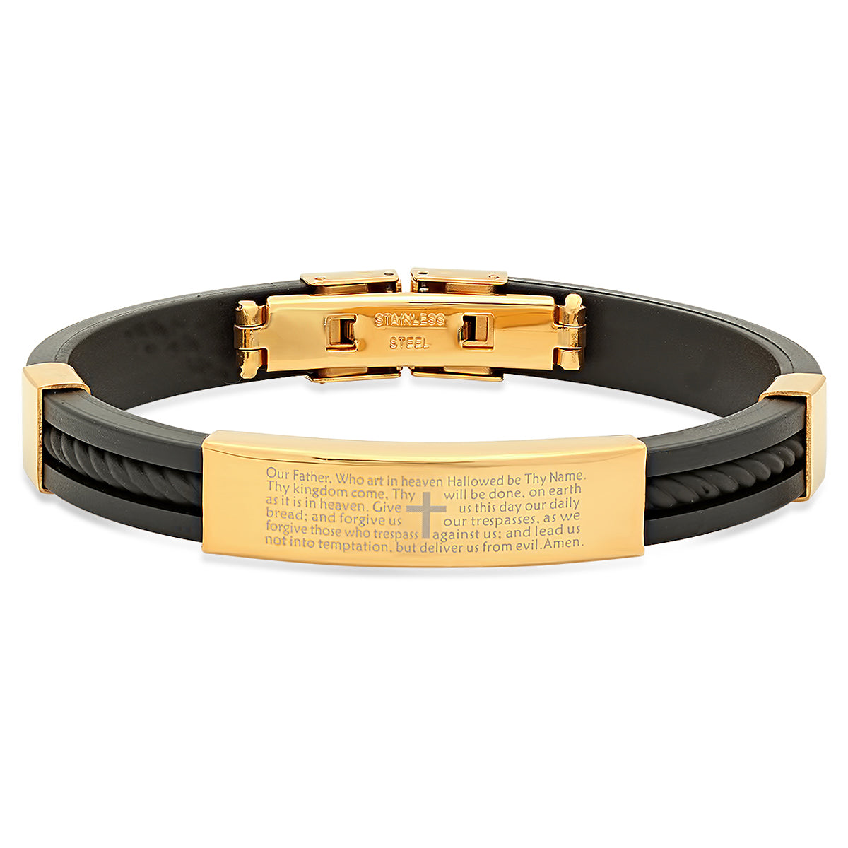 Lord's Prayer Lasso ID Bracelet - Ruumur