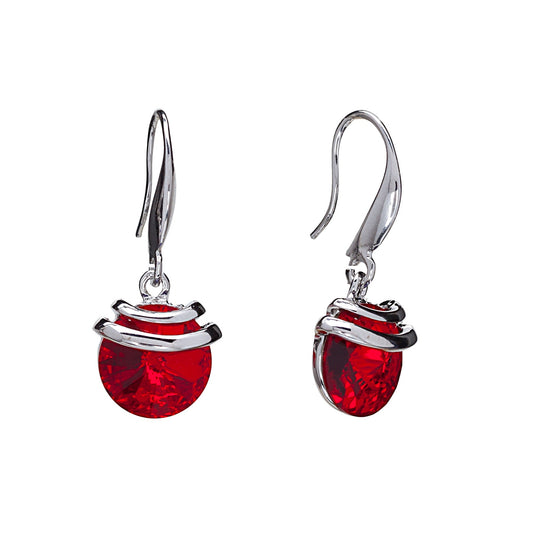 Spring Drop Crystal Earrings - Ruumur